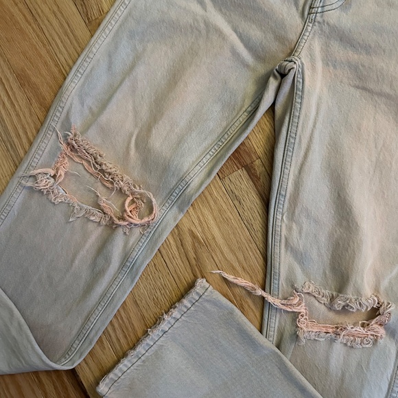 RE/DONE Light Pink Acid Washed Jeans - Size 23 - Excellent Condition - Picture 3 of 7